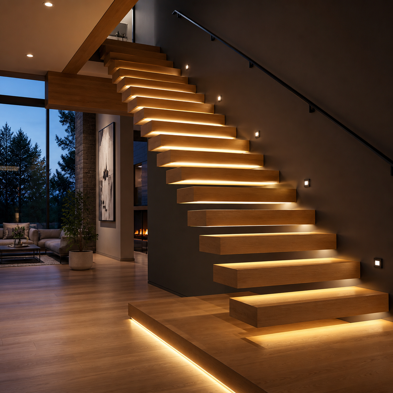 Staircase Lighting System - LEDVIBESHOP