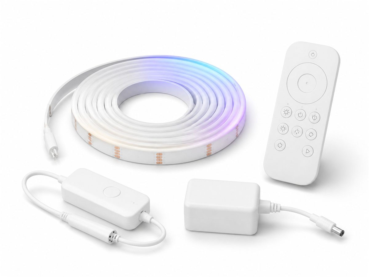 Concept view of a complete RGBIC COB lighting kit